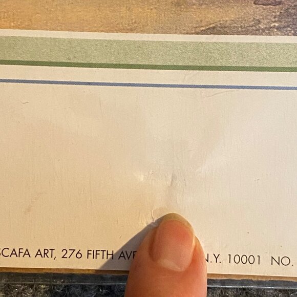 Tropical Beach Scene Litho Art Print By Jackie Sailboat VTG 1999 Scafa Art 20x16 - Picture 11 of 12